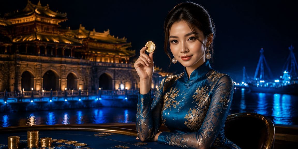 Người dùng Huế trong không gian casino trực tuyến hiện đại và thanh lịch